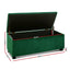 Artiss Storage Ottoman Blanket Box 97cm Velvet Green
