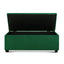 Artiss Storage Ottoman Blanket Box 97cm Velvet Green