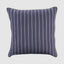 55cm Throw Cushion Navy/White Stripe