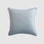 55cm Throw Cushion Light Blue Velvet