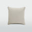 55cm Throw Cushion Natural with White Piping