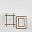 Raya White Shell & Bamboo 4x6 Photo Frame