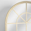 Hamptons Arched Mirror 100x150cm Natural