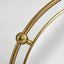 Sentry Round Mirror Gold