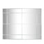 Crawford Rectangular 16 Pane Mirror Iron Frame White 200 x 160cm