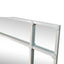 Crawford Rectangular 16 Pane Mirror Iron Frame White 200 x 160cm