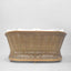 Cayman 2 Seat Rattan Sofa Cream Cushion