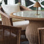 Cayman Armchair Rattan Cream Cushion