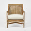 Havana Occasional ArmChair Rattan Cream Cushion