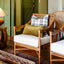 Havana Occasional ArmChair Rattan Cream Cushion