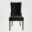 Charcoal Linen Dining Chair