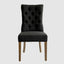 Charcoal Linen Dining Chair