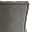 Diana Buttoned Hamptons Dining Chair Storm Grey Linen Blend