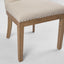 Oakwood Linen Dining Chair Natural