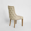 Bordeaux Studded Beige Dining Chair