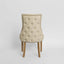Bordeaux Studded Beige Dining Chair
