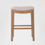 Oakwood Counter stool Beige W/Studs