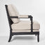 Elizabeth Bobbin Hamptons Armchair Black