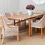 Barossa Extendable Hamptons Dining Table Oakwood 180cm - 280cm