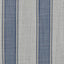Bondi Armchair Blue Sky Stripe W/Blue Piping