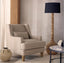 Bondi Armchair Nat/White Piping