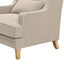 Bondi Armchair Nat/White Piping