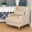 Bondi Armchair Nat/White Piping