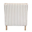 Bondi Armchair Nat Stripe/White Piping