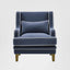 Bondi Armchair Navy W/ White Piping