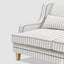 Bondi Hamptons 2 Seat Sofa Blue/White Pin Stripe