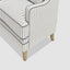 Bondi Hamptons 2 Seat Sofa Blue/White Pin Stripe