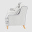 Bondi Hamptons 3 Seat Sofa Blue/White Pin Stripe