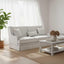 Bondi Hamptons 3 Seat Sofa Blue/White Pin Stripe