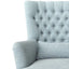 Bayside Pistachio Button Tufted Winged Armchair