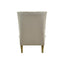 Bayside Hamptons Buttoned Armchair Natural Linen Blend