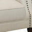 Vaucluse Buttoned Armchair Beige