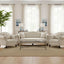 Vaucluse Buttoned Armchair Beige