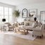 Vaucluse Buttoned Armchair Beige