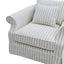 Slip Cover Only - Avalon Hamptons Armchair Stone Stripe