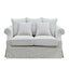 Slip Cover Only - Avalon Hamptons 2 Seat Sofa Stone Stripe