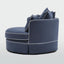 Noosa Hamptons Snuggle Chair Navy with White piping - Slip Cover Only