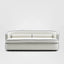 Brighton Hamptons 3 seat sofa Ivory with blue piping
