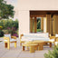 Cassius Outdoor Coffee Tables Nest of 2 Natural