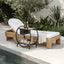 Cassius Sunlounge Natural Outdoor
