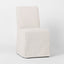 Clifton Dining Chair Slip Cover Beige Stripe