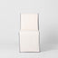 Clifton Dining Chair Slip Cover Ivory w/ Navy Piping