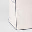 Clifton Dining Chair Slip Cover Ivory w/ Navy Piping