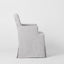 Clifton Dining Chair w/Arms Slip Cover Blue Stripe