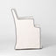 Clifton Dining Chair w/Arms Slip Cover Ivory with Navy Piping