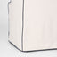 Clifton Dining Chair w/Arms Slip Cover Ivory with Navy Piping